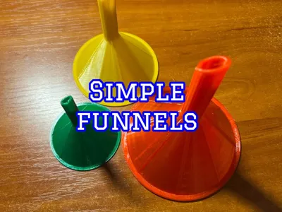 Simple funnels with air intake