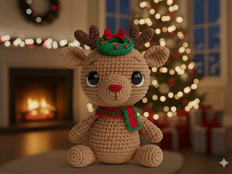 Crocheted Reindeer