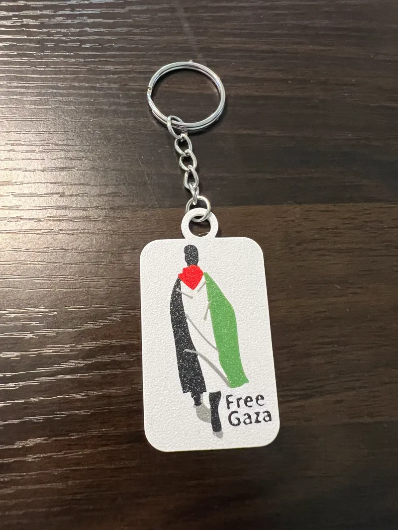 Free Gaza keychain/badge/pin