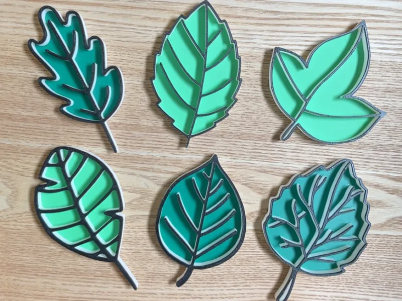 Sensory play leafs