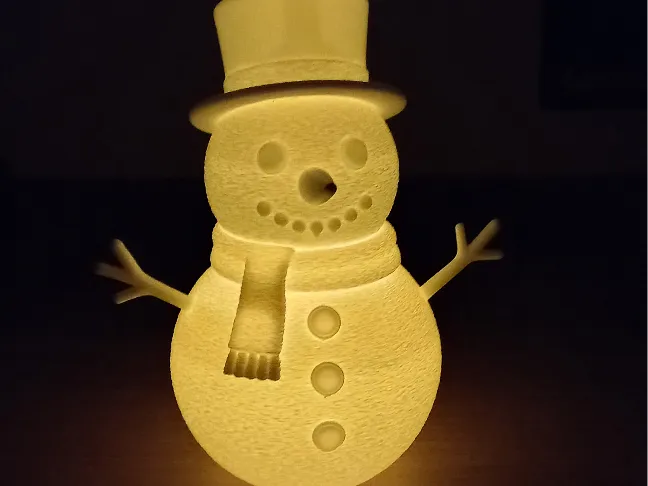 Schneemann für LED Teelichter