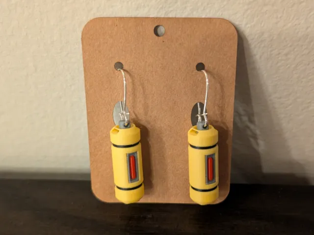 Monster Inc. Scream / Laugh Canister Earrings