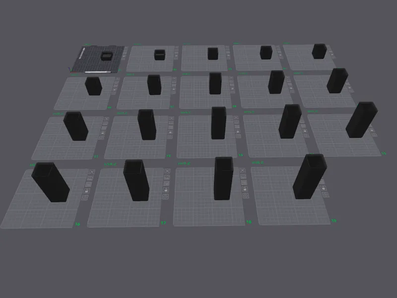 Gridfinity 1x1 Stackable Boxes