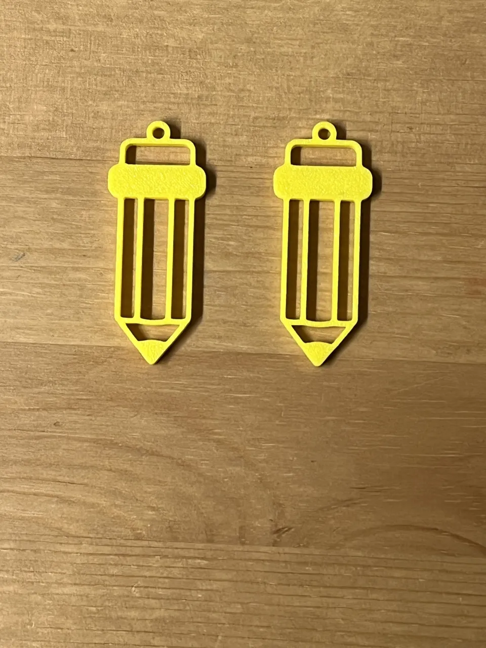 pencil earrings view 2