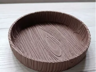 Parametric Wood Round Tray - Lika Wood Collection