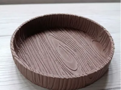 Parametric Wood Round Tray - Lika Wood Collection