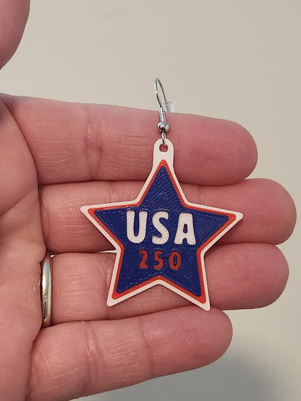 USA 250 earrings view 2