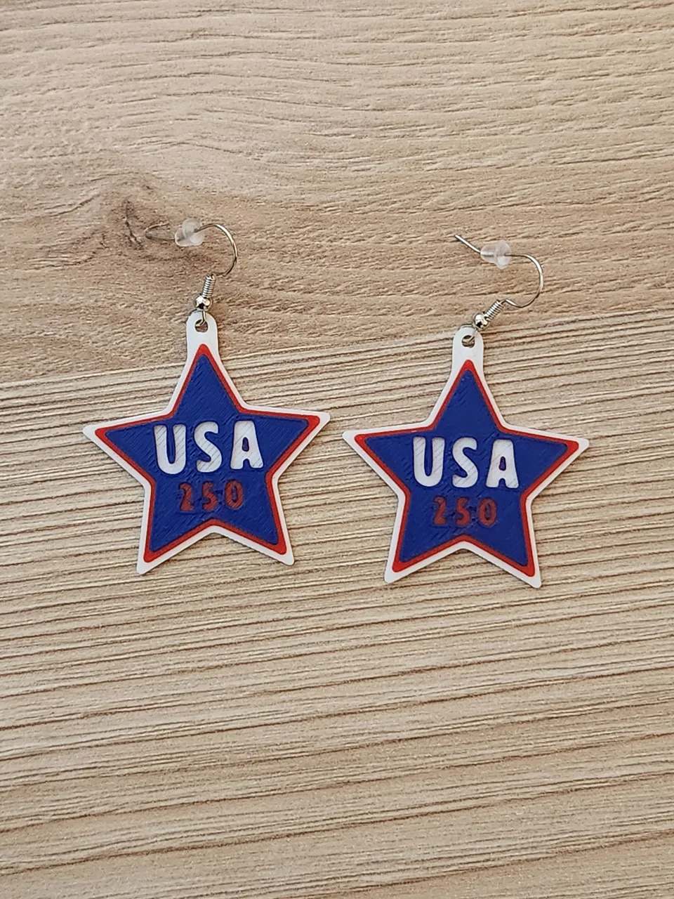 USA 250 earrings view 3