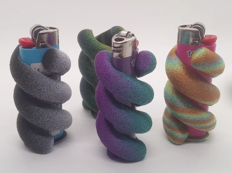 double helix bic lighter sleeve
