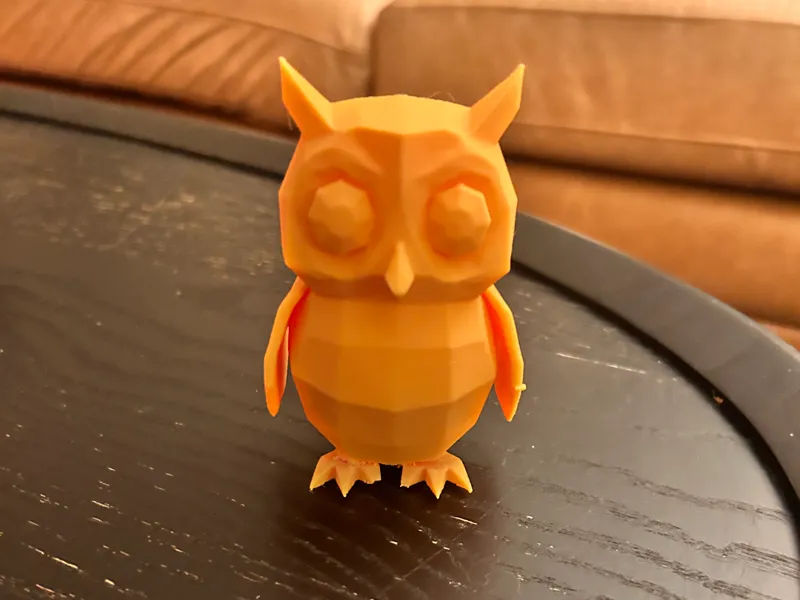 Hoot the Low Poly Owl