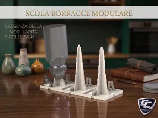 SCOLA BORRACCIA SQUARE MODULARE