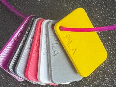 PLA/PETG/TPU/ABS/ASA Filament Sample Swatch