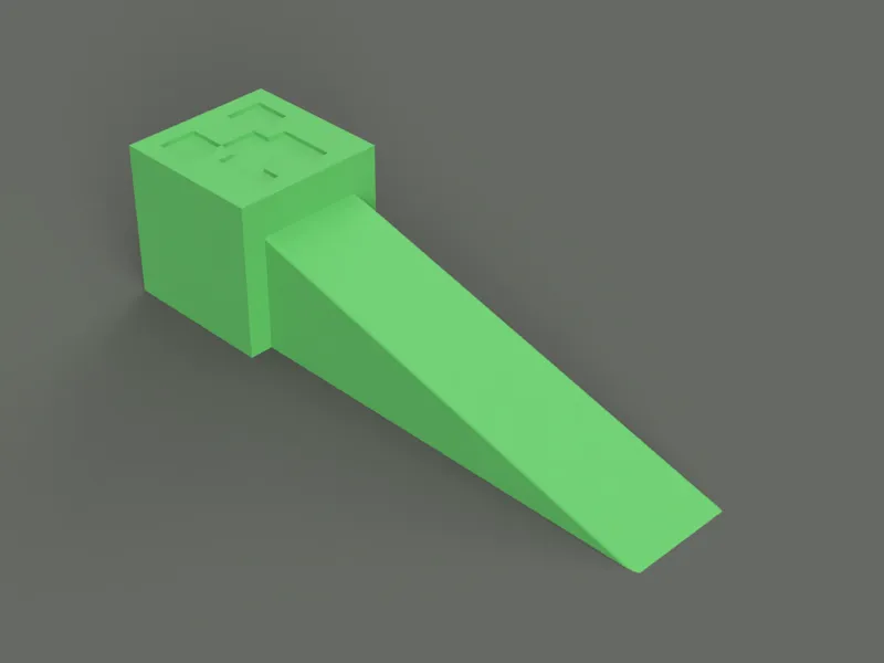 MineCraft Creeper Doorstop v1