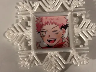 Mini Snowflake Square Photo Frame