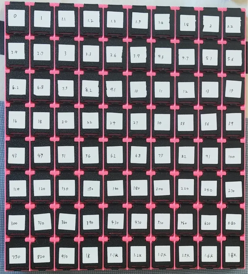 Electronic component storage box/电子元件收纳盒
