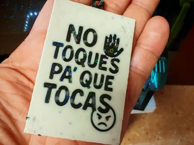 Keychain "Don't Touch, Why Are You Touching?