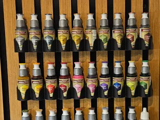 Paint Holder for Acoustic Panel