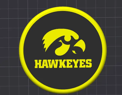Iowa Hawkeyes Coaster
