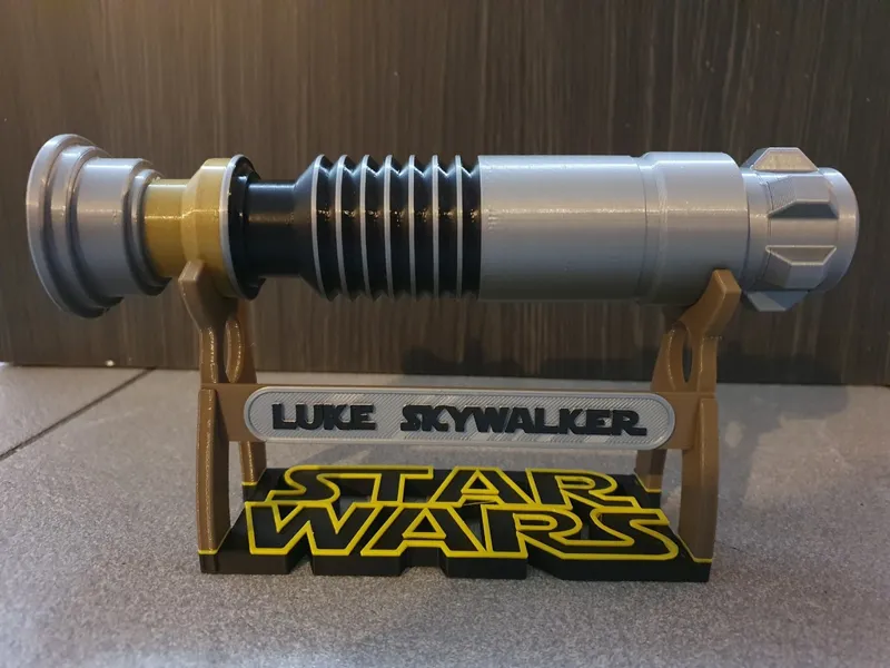 Lightsaber Holder - Luke Skywalker. Name to edit