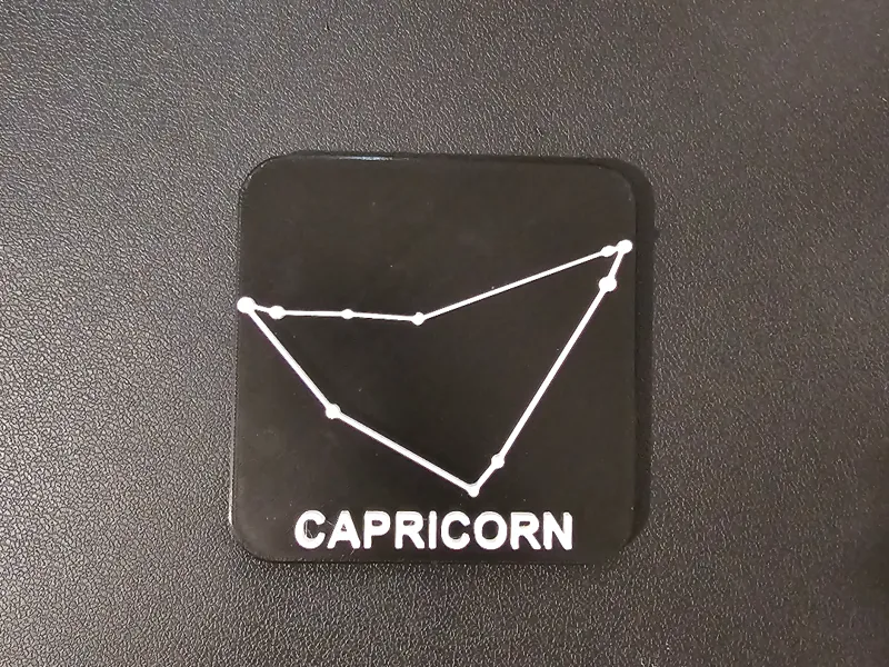 Capricorn Zodiac Sign Constellation Plaque 