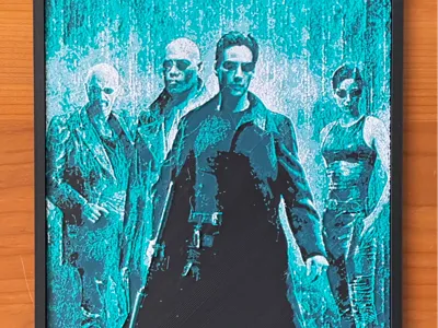 The Matrix (1999) Movie Poster and Frame