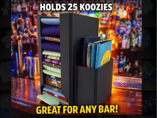 Bartop Koozie Organizer - Holds 25+