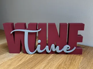Schriftzug Winetime