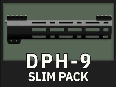 DPH-9 Slim Pack | 9.5” Airsoft M4 Handguard