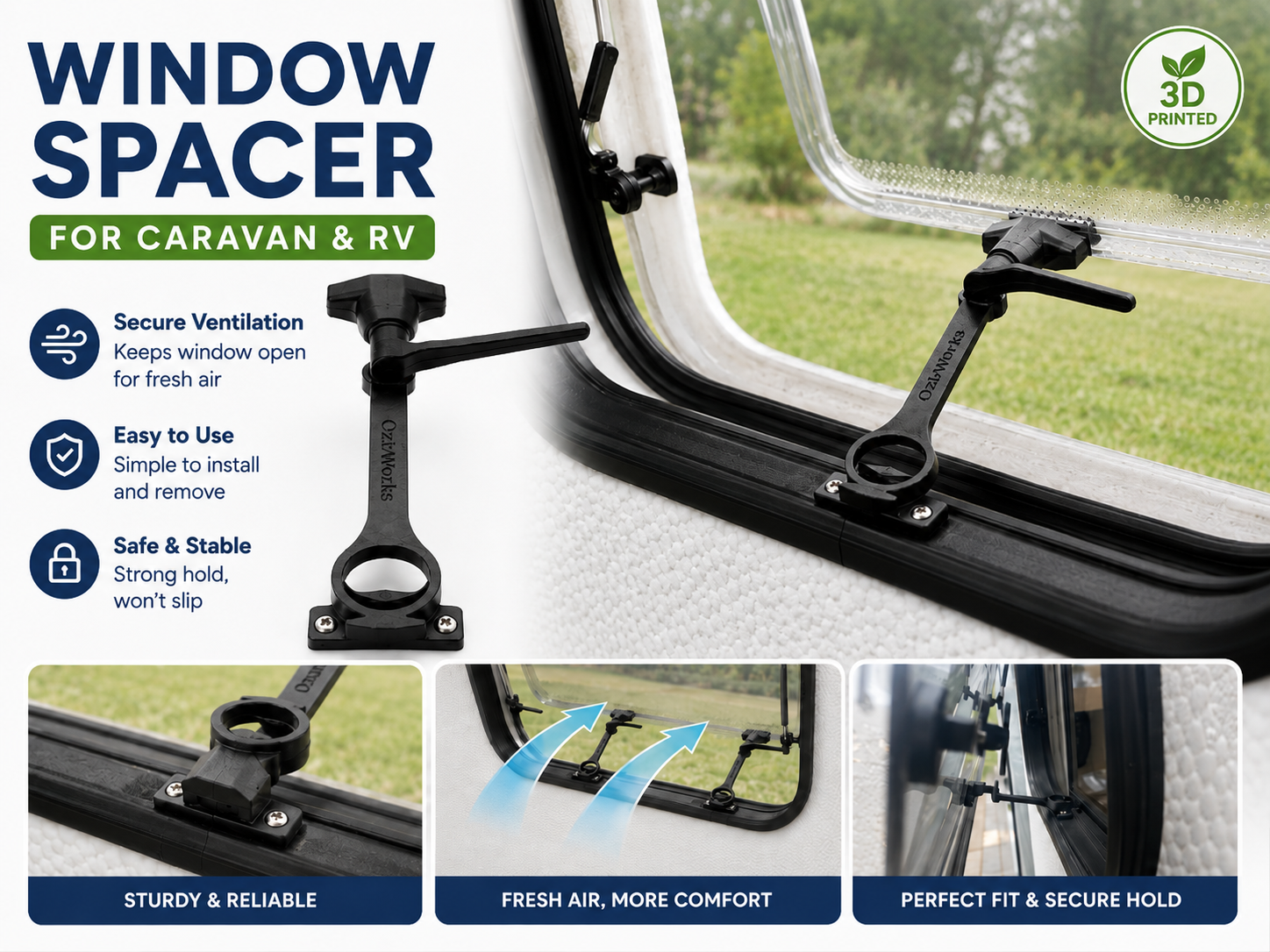 Window Spacer for Caravan & RV