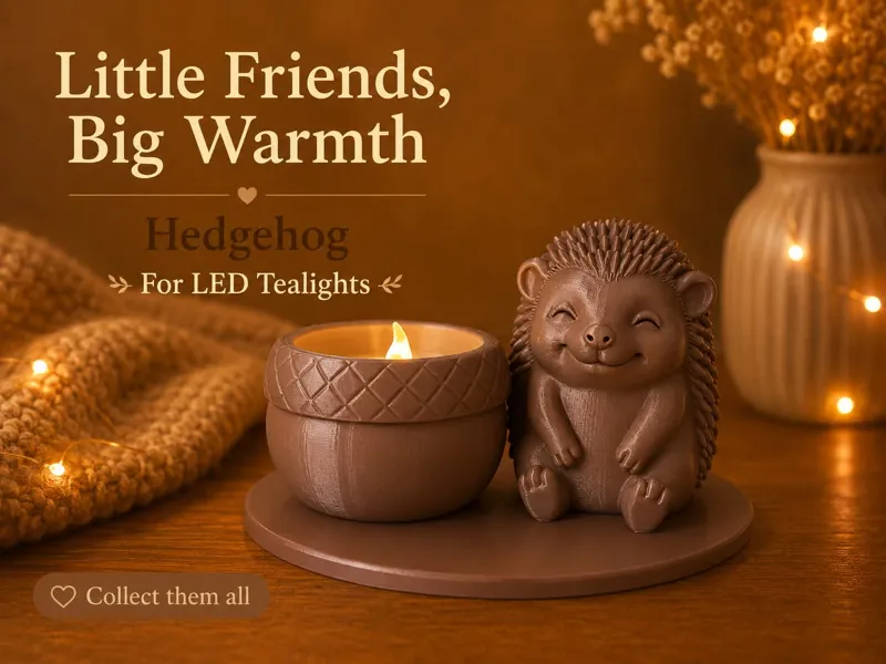 Hedgehog Tealight Holder