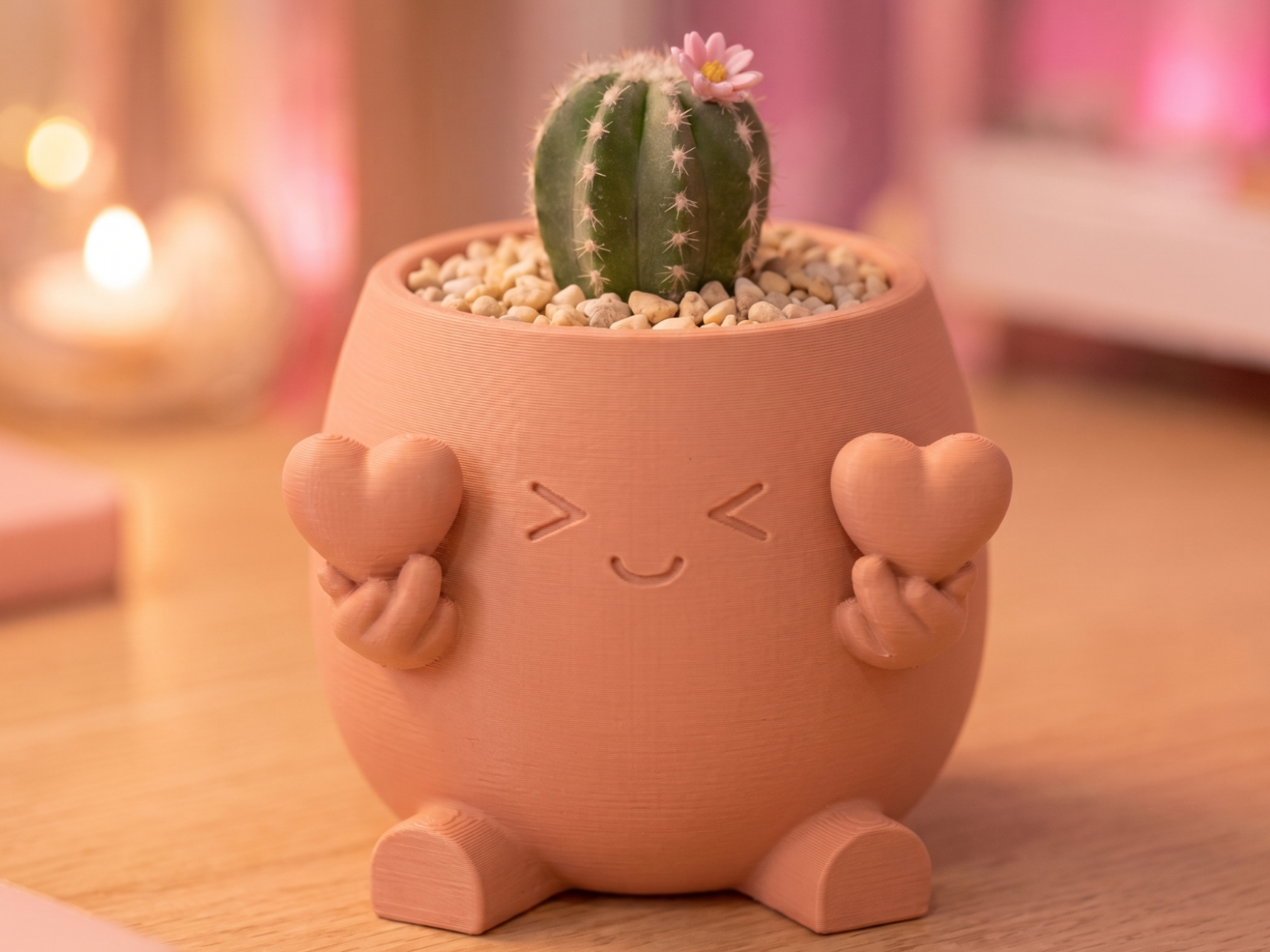 DoubleBeat - Minimalist Heart Hug Pot