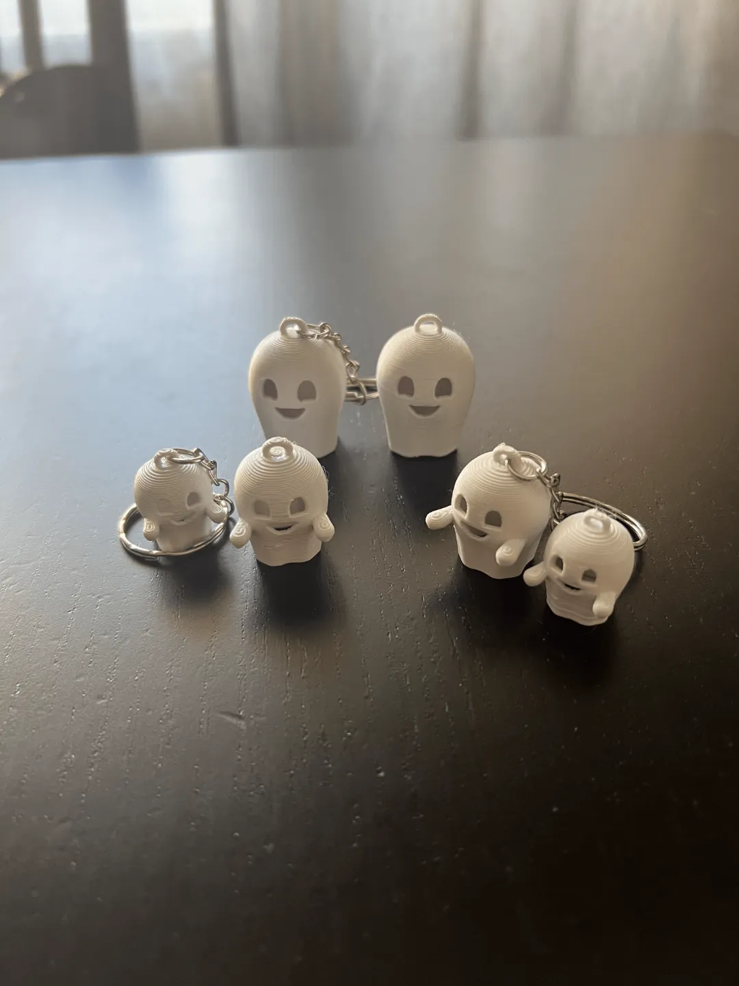 Cute ghost Halloween earrings view 4