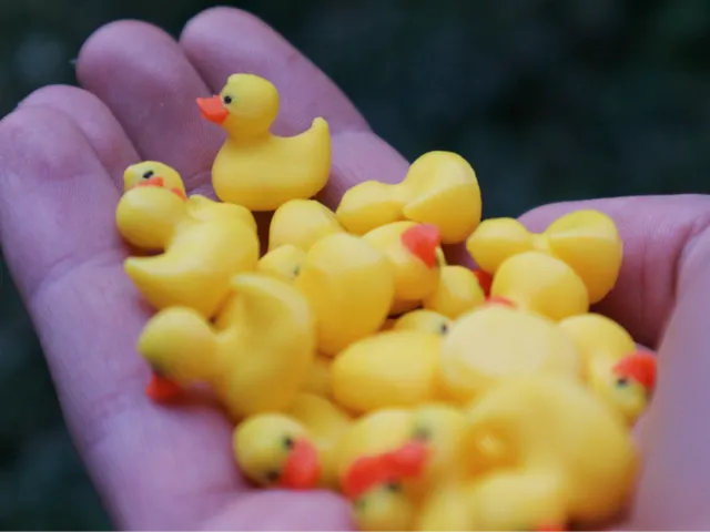 mini rubber ducks & Keychain Version