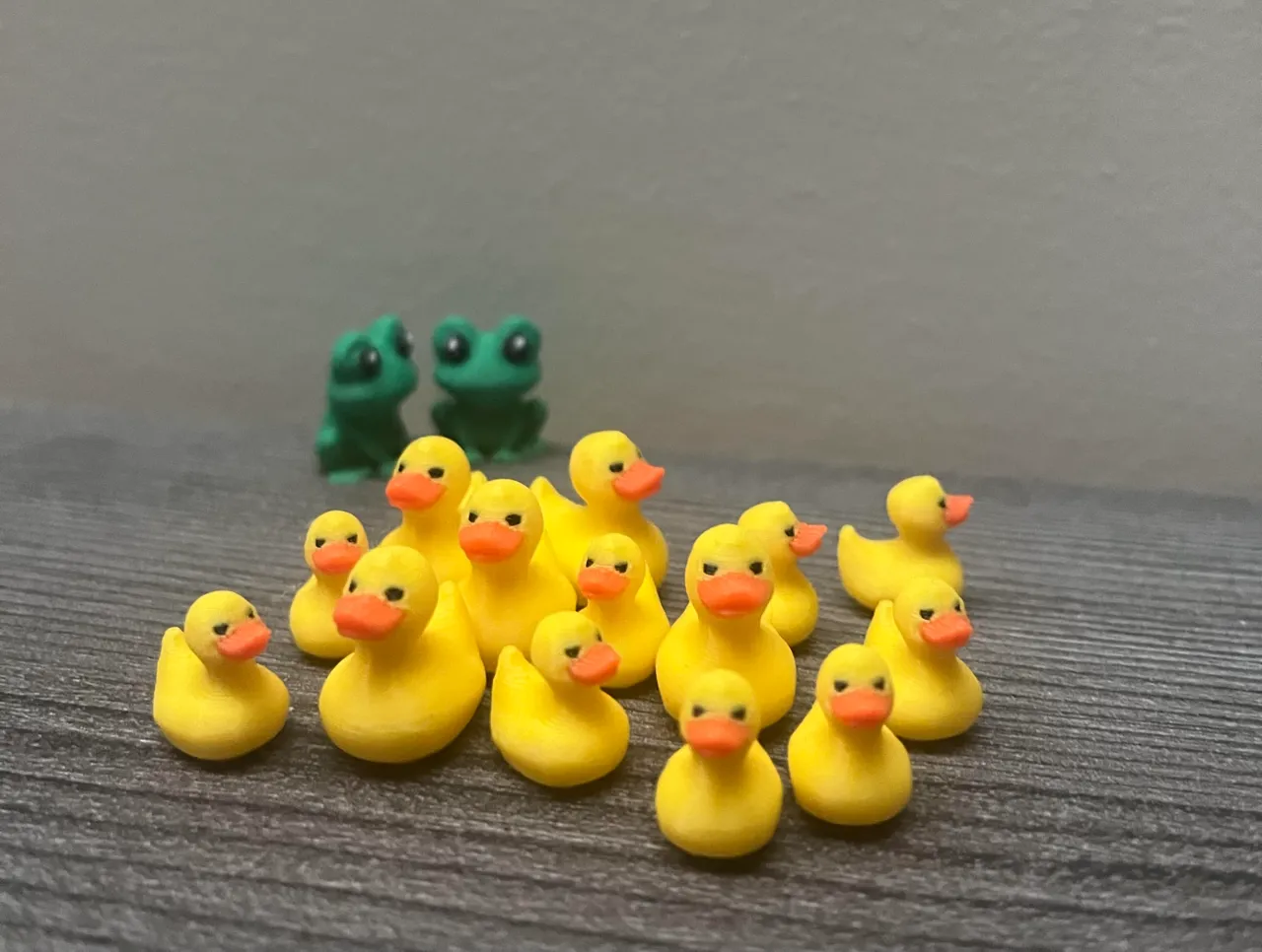 mini rubber ducks & Keychain Version view 4