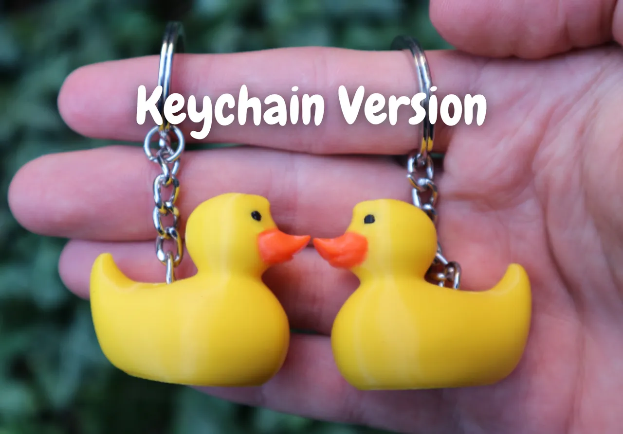 mini rubber ducks & Keychain Version view 3