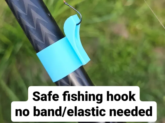 Safe fishing hook no band/elastic(different sizes)