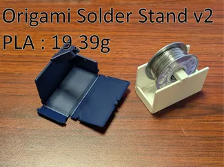 Origami Solder Stand