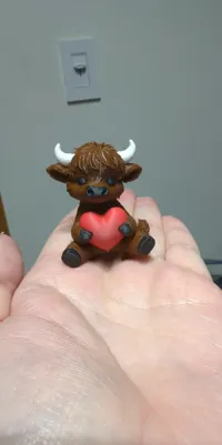 Vache Highland édition Saint-Valentin — photo 5
