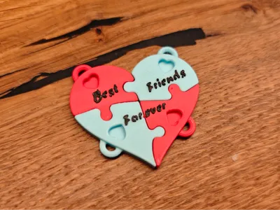 BFF - Friendship for Four - Pendant