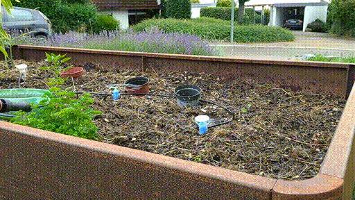 Low pressure garden bed irrigation V2