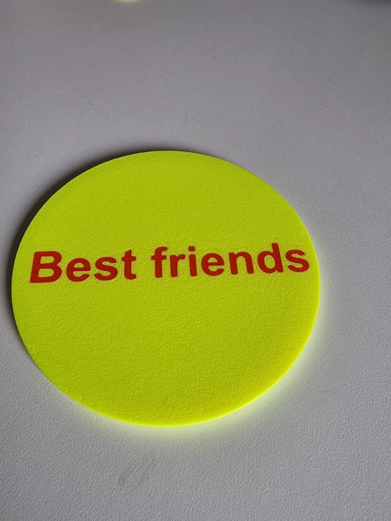 Best friend coaster