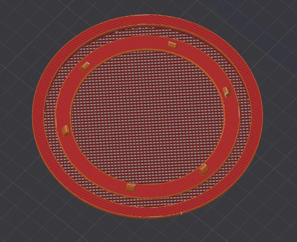 Vent cap cover with nice mesh 1.8 mm - Free 3D Print Model - MakerWorld