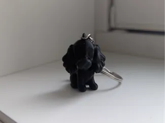 Cute cocker spaniel - Keyring