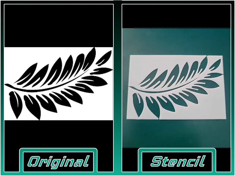 Olive Branch Stencil