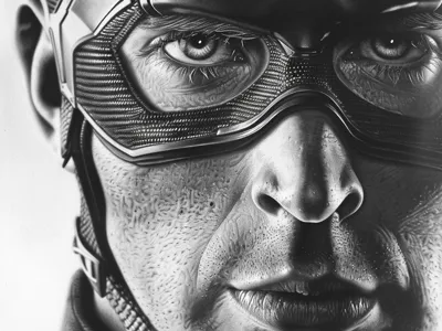 Captain America Hueforge Portrait