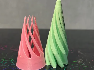 Spiral fidget cone