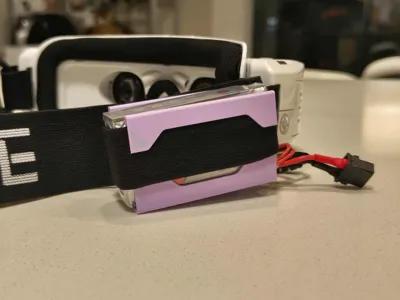 FPV Goggle Battery Holder for GNB 3000mah 2S