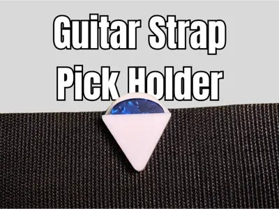 Guitar Strap Pick Holder