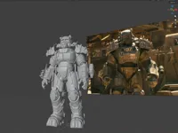 Figurine armure motorisée NCR — Fallout — photo 1