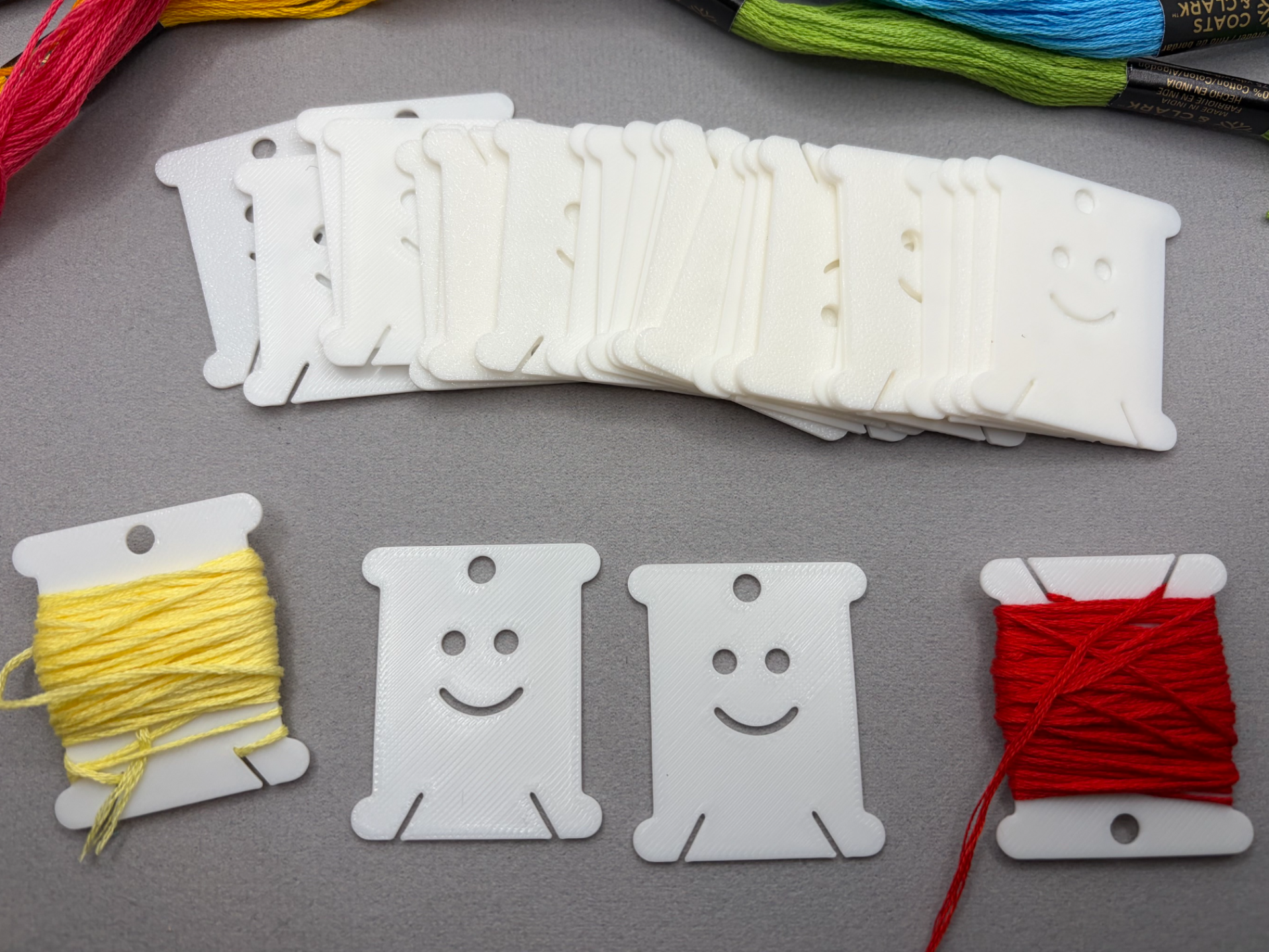 Happy Thread Holder / Embroidery Bobbin